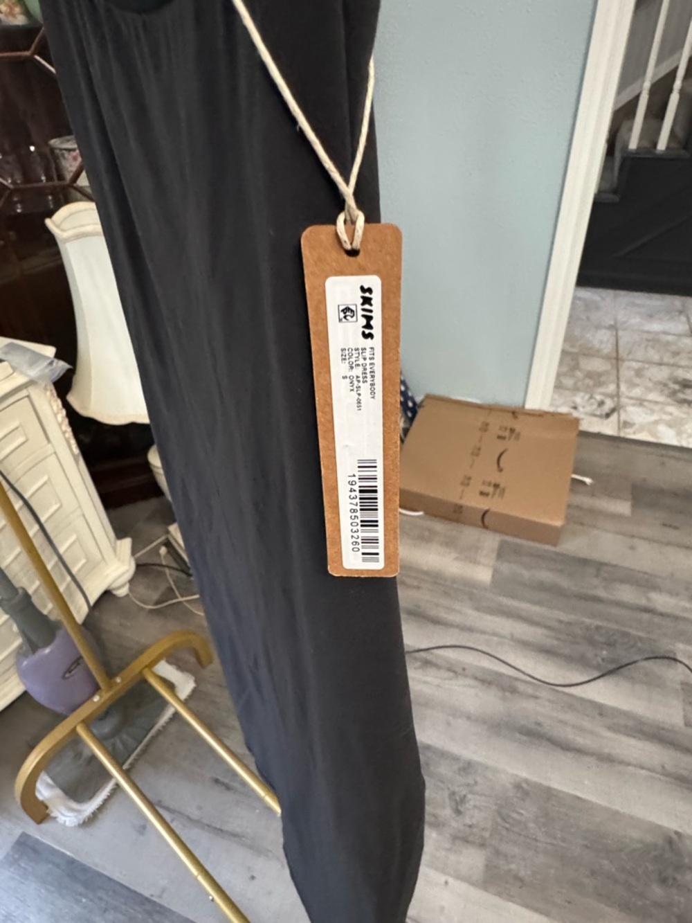 SKIMS Black Slip Dress with Tag - Picture 2 of 3